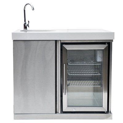 mont alpi outdoor bar center  sink  fridge outdoor fridge outdoor refrigerator