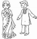Coloring Colouring Pages India Children Kids Indian History Sheets Around sketch template