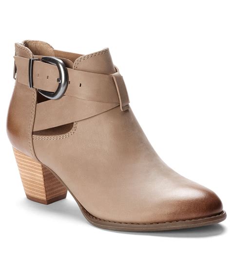 Shop For Vionic Upright Rory Leather Ankle Boots At Visit