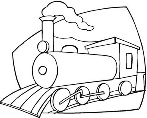 train coloring pages  preschoolers train coloring pages train