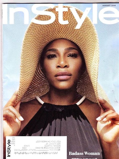 In Style Magazine Serena Williams Cover August 2018