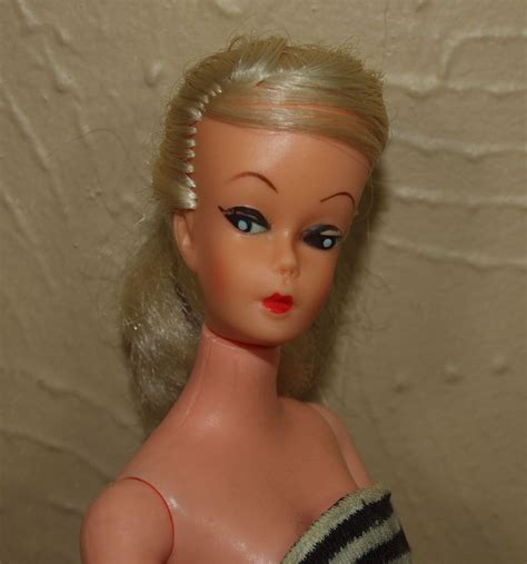 Vintage Barbie Clone Swirl Davtex Suzette Marked U W Swimsuit Shoes