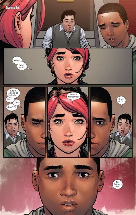 miles talks to katie bishop in miles morales the ultimate spider man 3