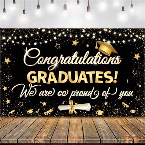 buy congratulations graduates banner      proud