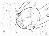 Asteroid Watery sketch template