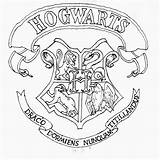 Ravenclaw Crest sketch template