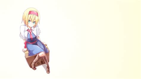 Wallpaper Illustration Blonde Anime Touhou Cartoon Alice