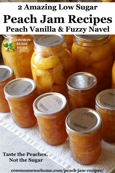 peach jam recipes peach vanilla  fuzzy navel