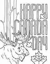 Coloring Canada Pages sketch template