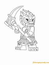 Chima Lego Coloring Pages Coloriage Color Online Dessin Gorzan Characters Choose Board Gemt Fra sketch template