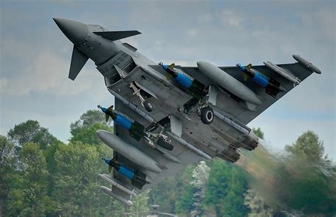 aircraft airplanes army eurofighter german jet military sky