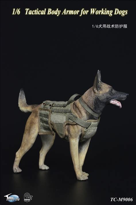 working dog series tactical body armor  dogs olive drab toys