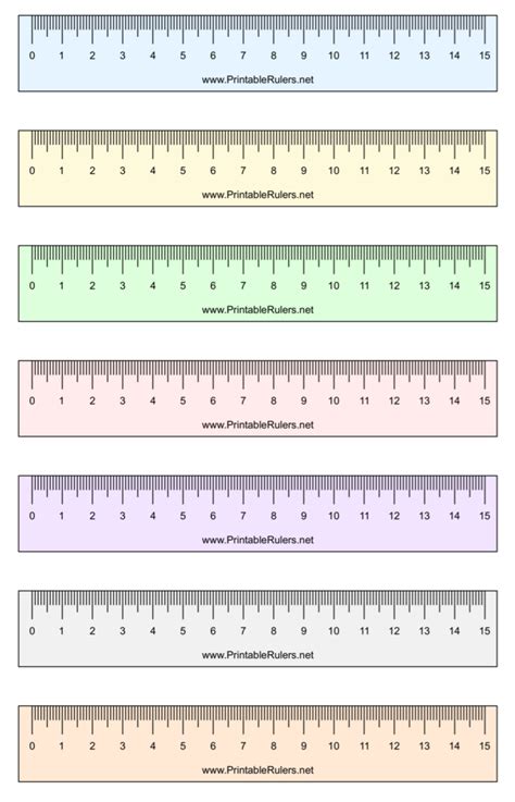 printable rulers  measure