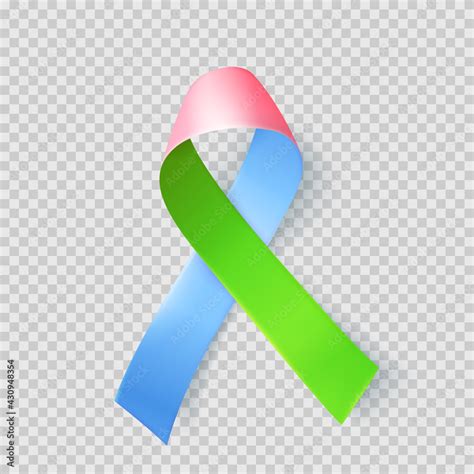 symbol  rare disease realistic ribbon template  awareness day