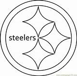 Steelers Pittsburgh Coloringpages101 sketch template