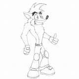 Bandicoot Crash Pura Posted sketch template