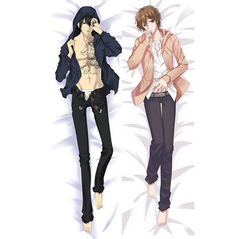 hot japanese anime decorative hugging body pillow cover case diy double