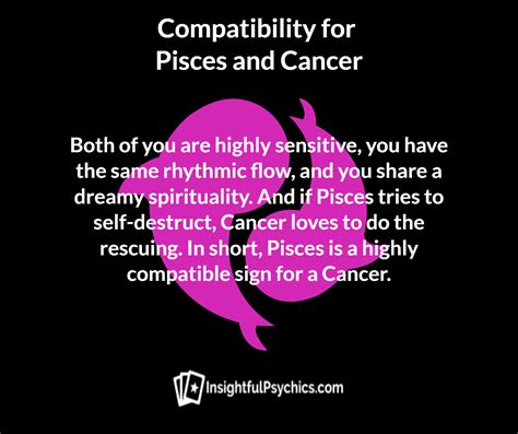 pisces and cancer compatibility in sex love and