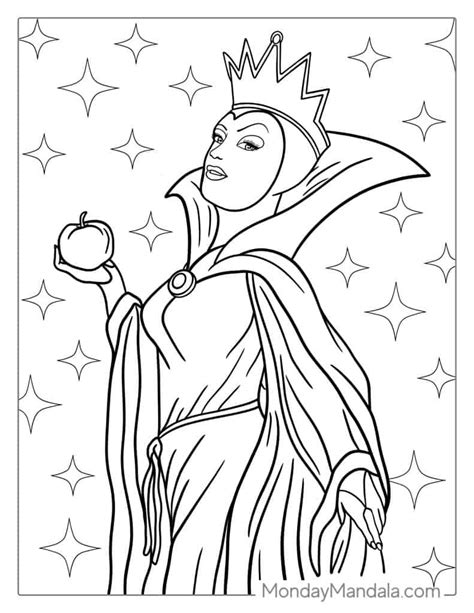 evil queen coloring pages home design ideas
