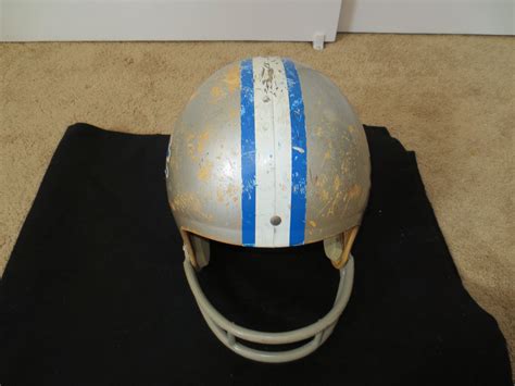 lot detail vintage detroit lions football helmet rawlings hnfl