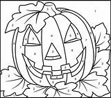 Coloring Number Color Halloween Pages Pumpkin Numbers Printable Kids Printables Online Mosaic Games Coloriage Fall Print Thanksgiving Coloritbynumbers Magique Activities sketch template