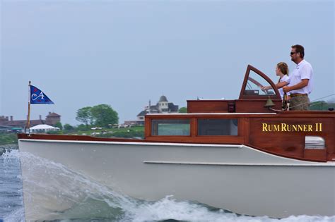 Rumrunner Ii Making Way Classic Yachts Deck Boat Power