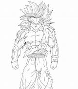 Coloring Goku Saiyan Super God Pages Pdf sketch template