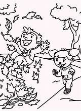 Coloring Pages Fall Kids Season Print Lot There Harvest Autumn Activity During Perfect sketch template