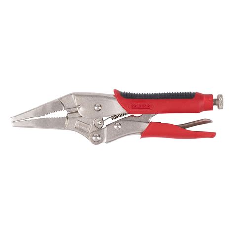 kreator mm  long locking pliers rubber grip ukhstv tools