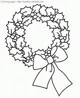 Christmas Wreath Coloring Miracle Timeless sketch template
