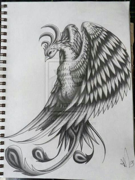 beautiful phoenix bird tattoo images  pinterest phoenix