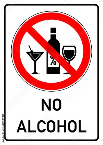 ks combined sign prohibition sign  alcohol    poster