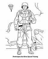 Forces Solider Veterans Paratroopers America sketch template