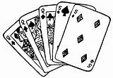 Cards Playing Vector Drawing Deck Card Clip Poker Drawings Newdesign Via Getdrawings Paintingvalley sketch template