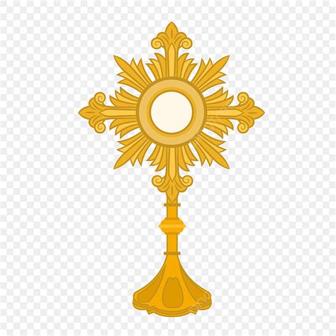 eucharistic adoration vector design images golden monstrance