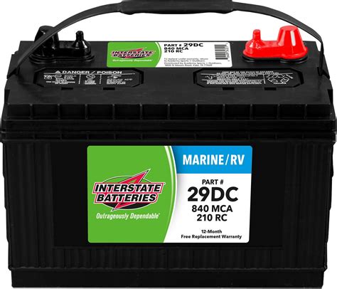 interstate batteries deep cycle group  marine cranking amp