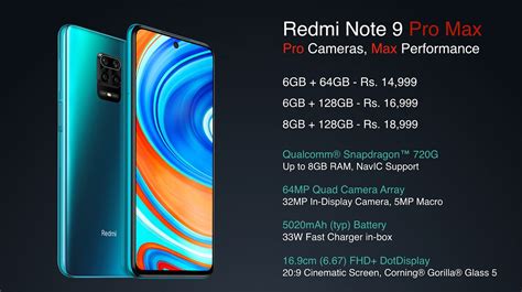 redmi note  pro max launched  india price specifications techniblogic