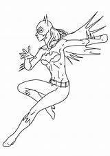 Batgirl Coloring Superheroes Acessar Ausmalen Supergirl Quinn sketch template