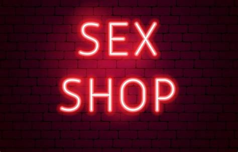 Wallpaper Wall Texture Neon Sign Words Sex Shop Neon Sign