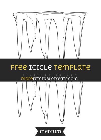 icicle template medium
