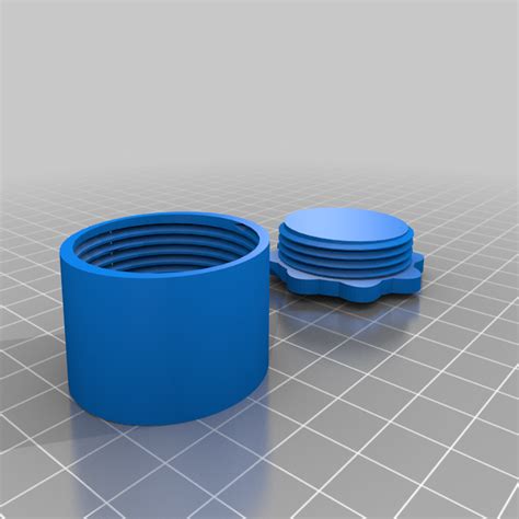 stl file screw lid container  printing template  downloadcults