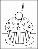 Coloring Pages Birthday Cupcake Happy Muffin Man Cupcakes Know Do Grandma Kids Color Stars Printable Ice Cream Colorwithfuzzy Template Getcolorings sketch template