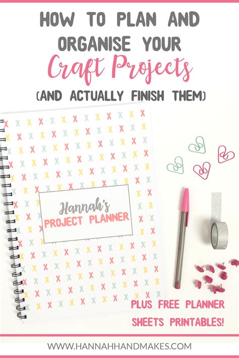 notebook   title   plan  organize  craft projects