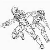 Halo Coloring Pages Getdrawings Elite sketch template