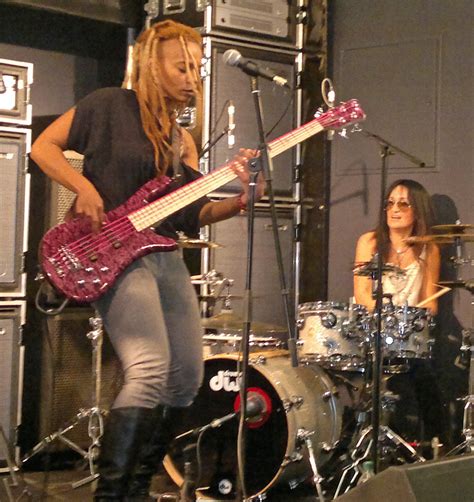 pin on female bass players rock