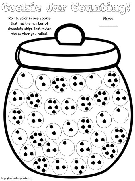 cookie jar coloring template coloring pages
