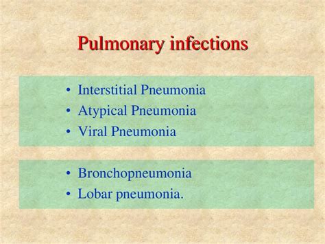 Pulmonary Infections