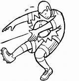 Soccer Coloring Pages Football Futbol Ball Animated Goal Visit sketch template
