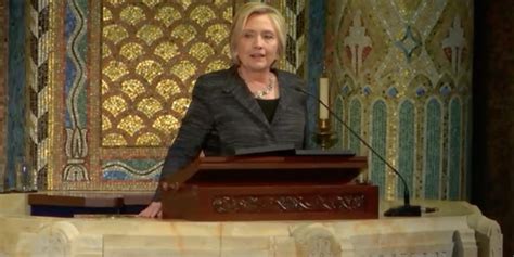 Hillary Clinton Eulogizes Edie Windsor At Manhattan