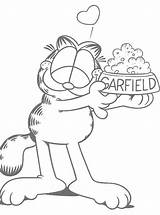 Garfield Prato sketch template